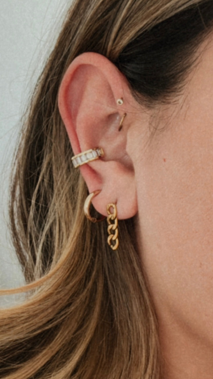 Curb Chain Earring